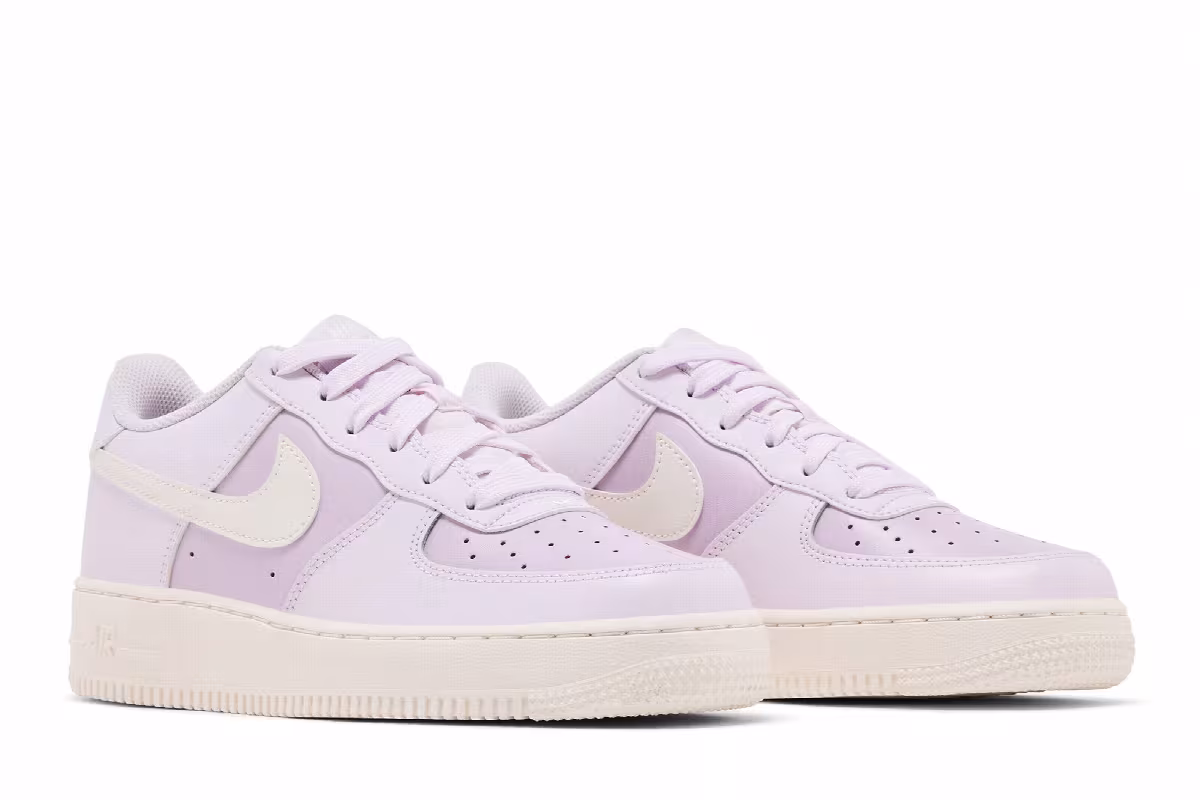 Nike Air Force 1 GS Iced Lilac, view 9