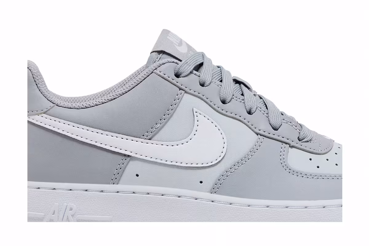 Nike Air Force 1 GS Wolf Grey, view 3