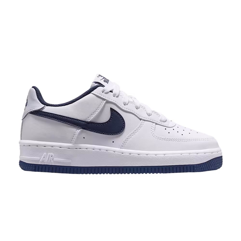 Nike Air Force 1 GS White Midnight Navy