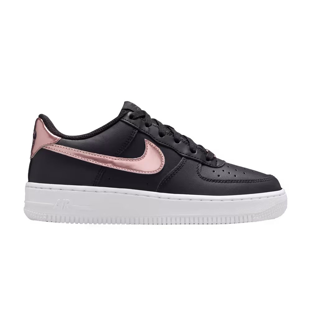 Nike Air Force 1 Low GS Black Metallic Red Bronze