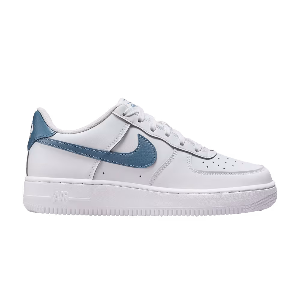 Nike Air Force 1 GS White Thunderstorm Blue