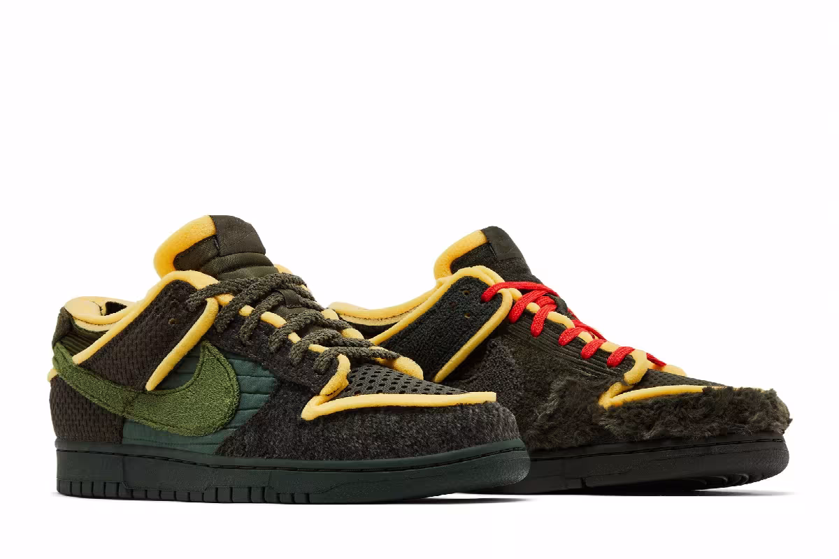 Cactus Plant Flea Market x Nike Dunk Low Swamp Sponge Pack - Sequoia, view 9