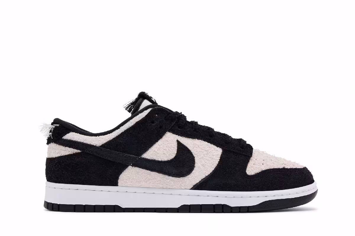 Nike Dunk Low SE Panda-Monium Pack - Black Suede, view 2