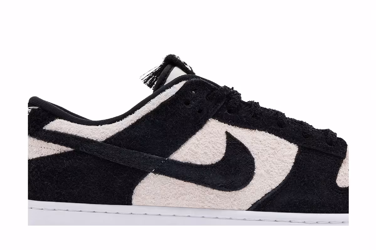 Nike Dunk Low SE Panda-Monium Pack - Black Suede, view 3