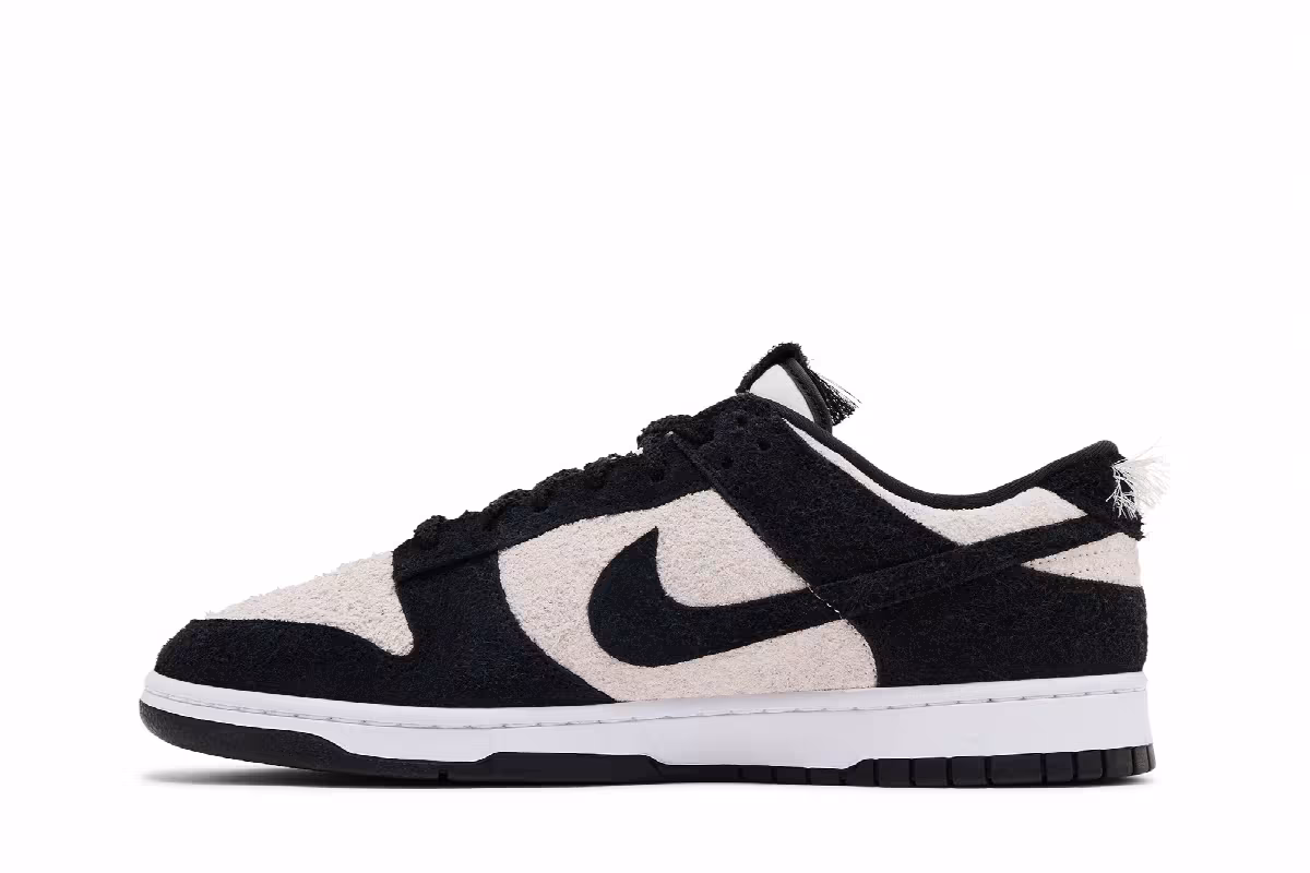 Nike Dunk Low SE Panda-Monium Pack - Black Suede, view 4
