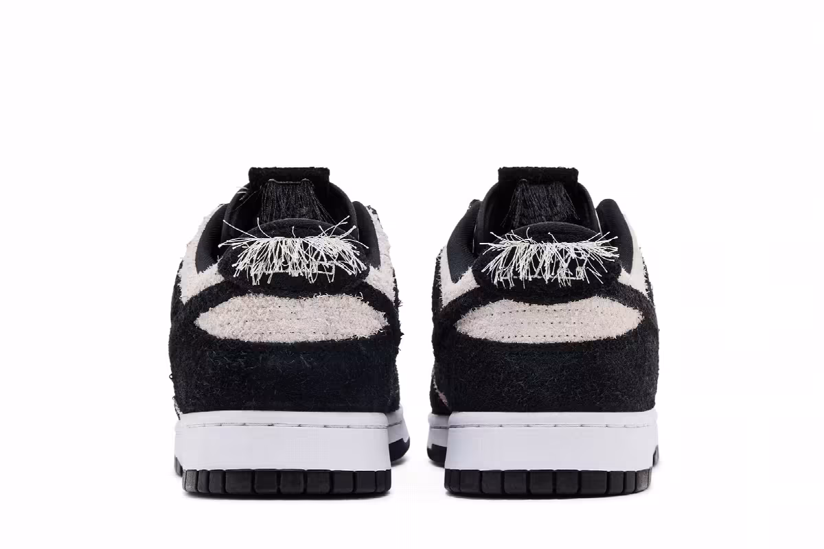 Nike Dunk Low SE Panda-Monium Pack - Black Suede, view 7