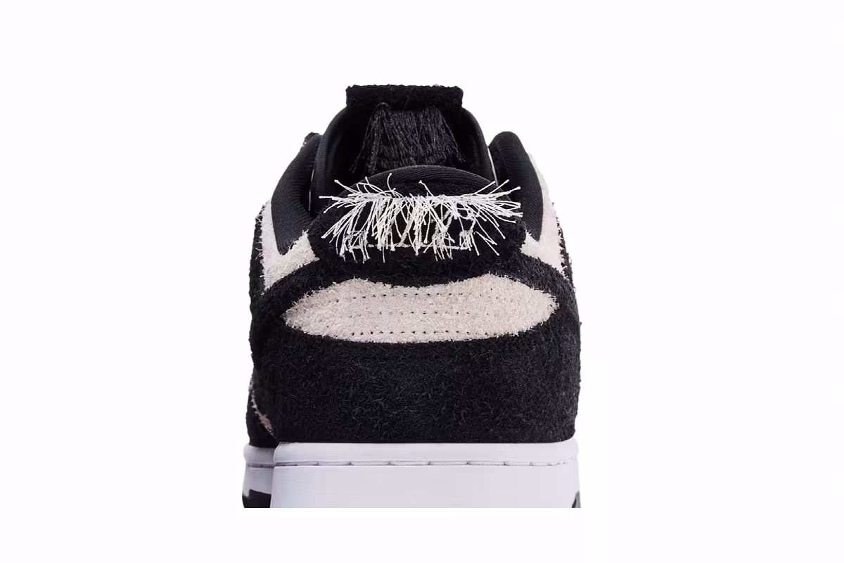 Nike Dunk Low SE Panda-Monium Pack - Black Suede, view 8