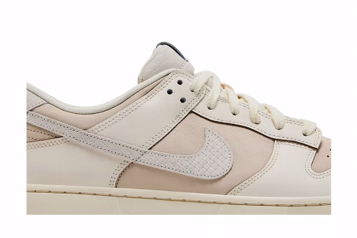 Nike Dunk Low Pearl White Ivory, view 3