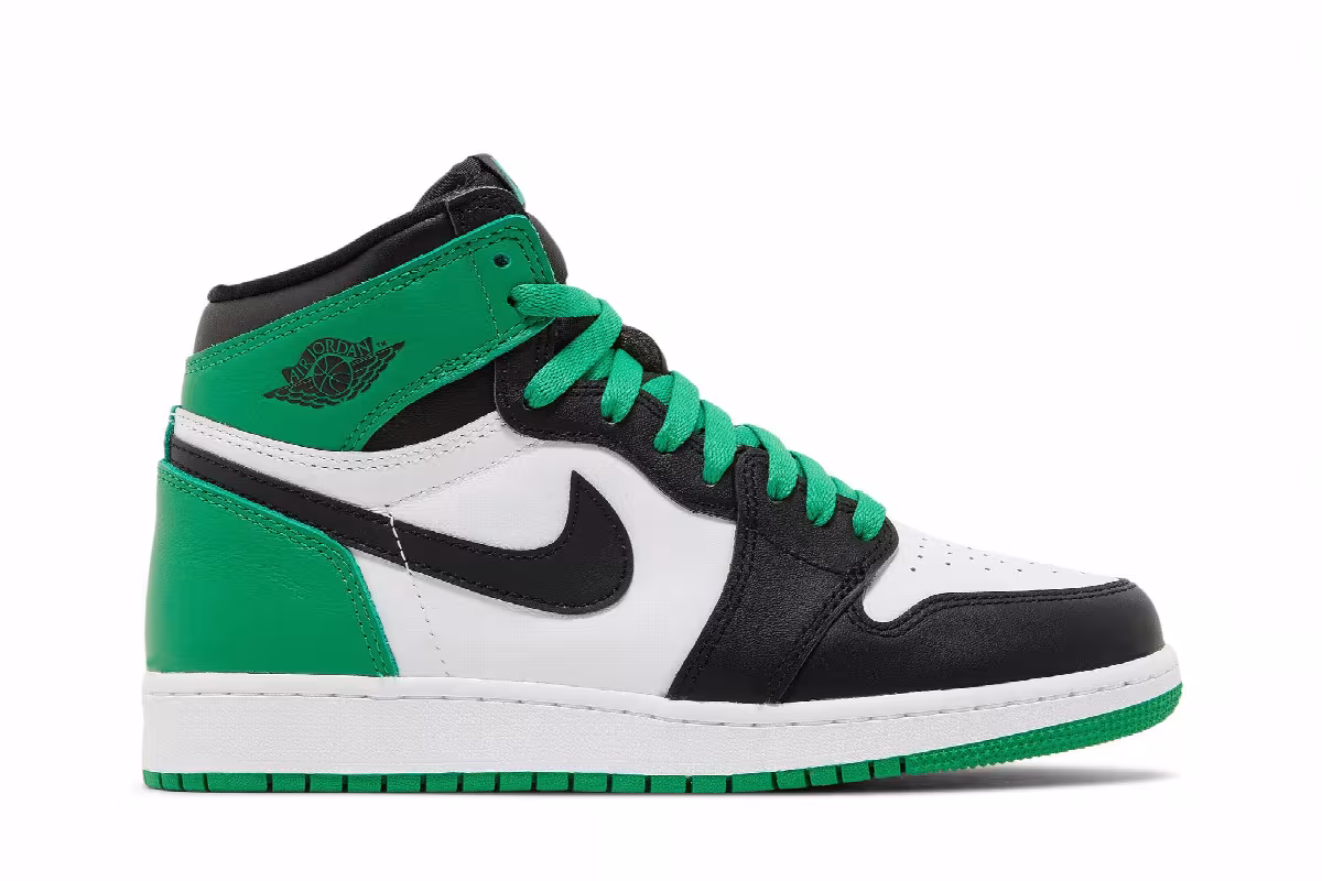 Air Jordan 1 High OG GS Lucky Green, view 2