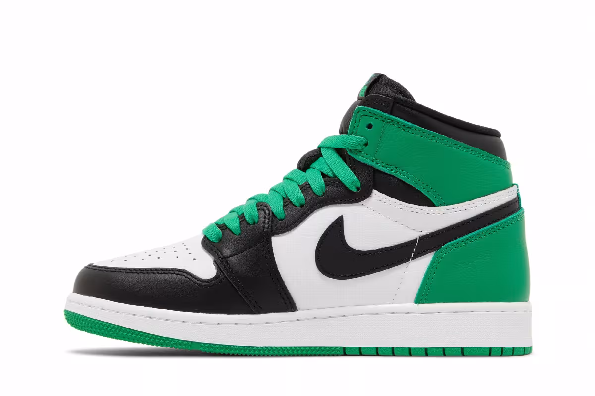 Air Jordan 1 High OG GS Lucky Green, view 4