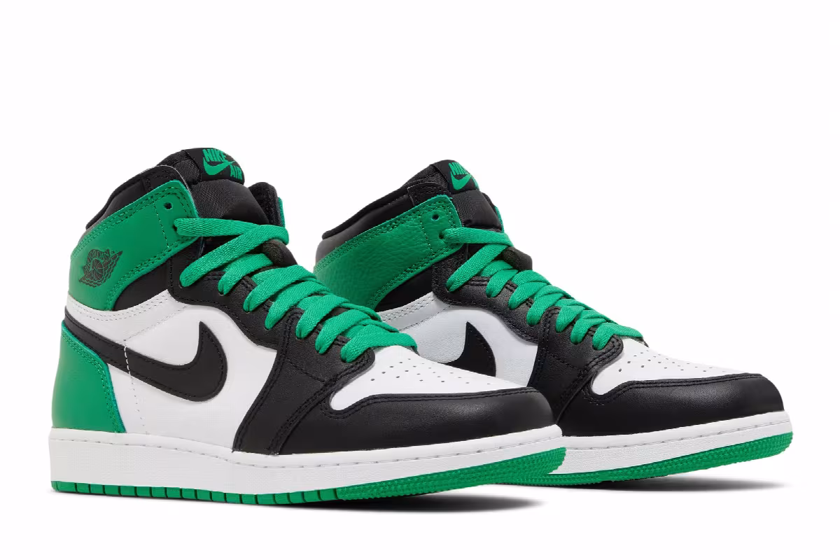 Air Jordan 1 High OG GS Lucky Green, view 9