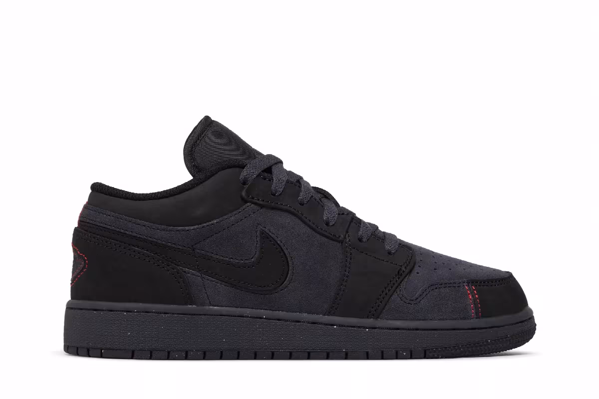 Air Jordan 1 Low SE Craft GS Dark Smoke Red, view 2