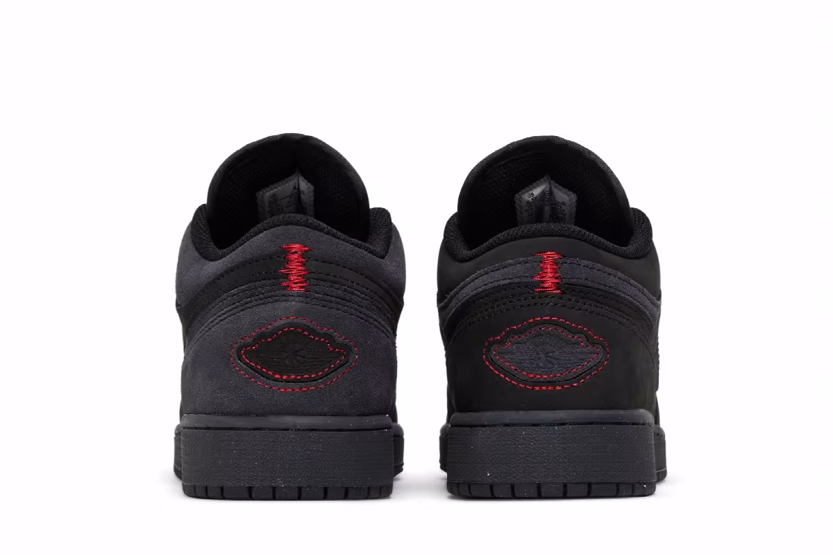 Air Jordan 1 Low SE Craft GS Dark Smoke Red, view 7