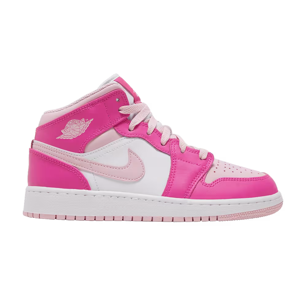 Air Jordan 1 Mid GS Fierce Pink