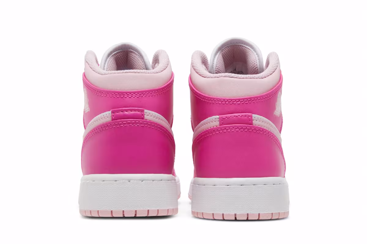 Air Jordan 1 Mid GS Fierce Pink, view 7
