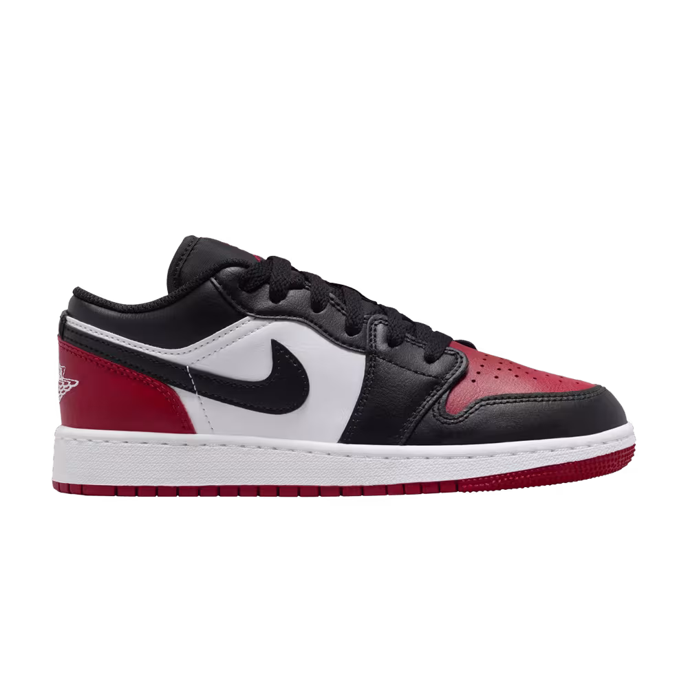 Air Jordan 1 Low GS Bred Toe 2.0