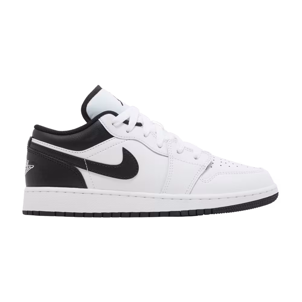 Air Jordan 1 Low GS White Black