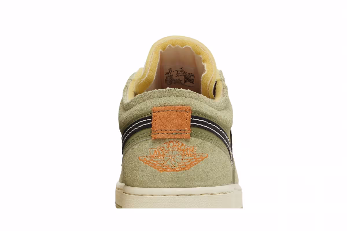 Air Jordan 1 Low SE Craft GS Sky J Light Olive, view 8