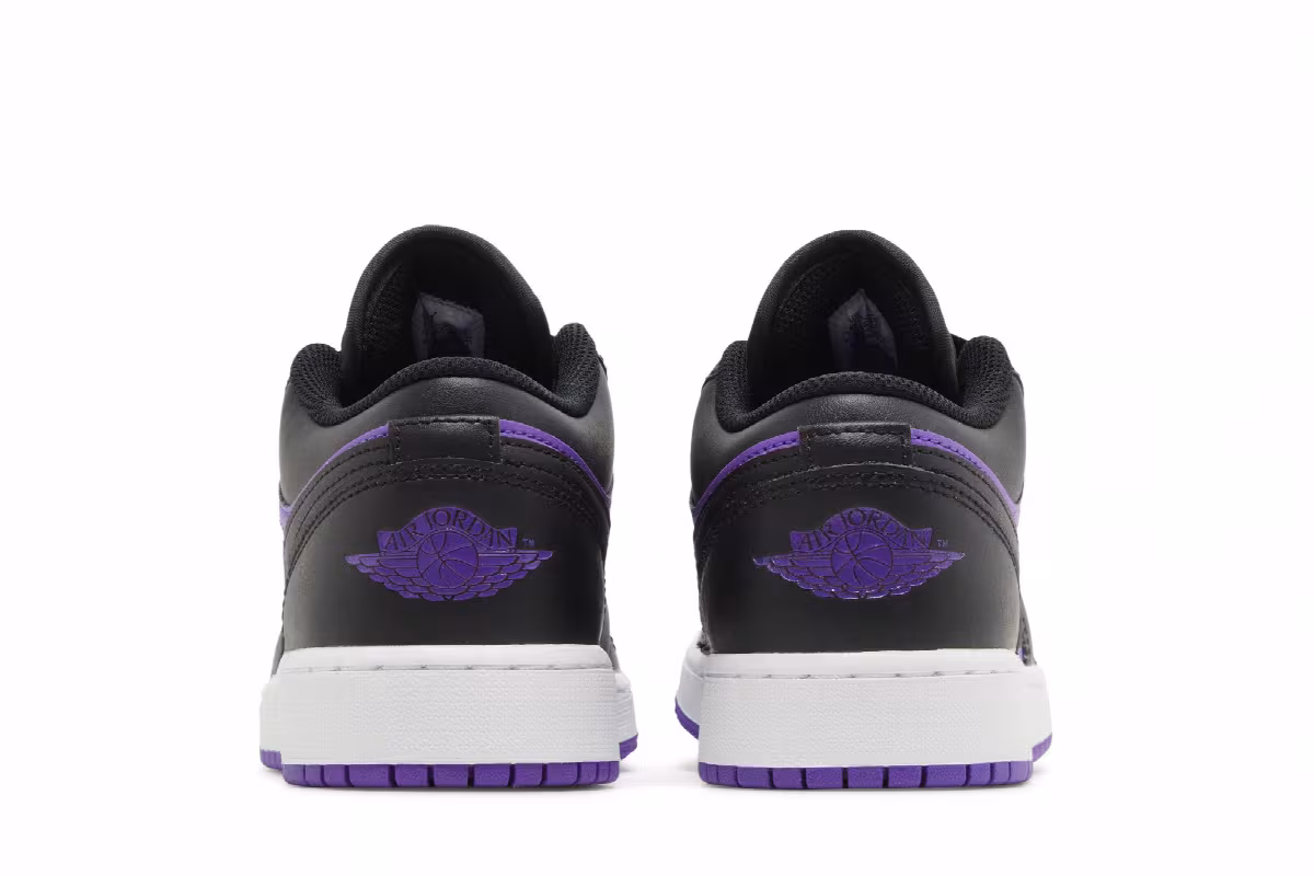 Air Jordan 1 Low GS Purple Venom, view 7