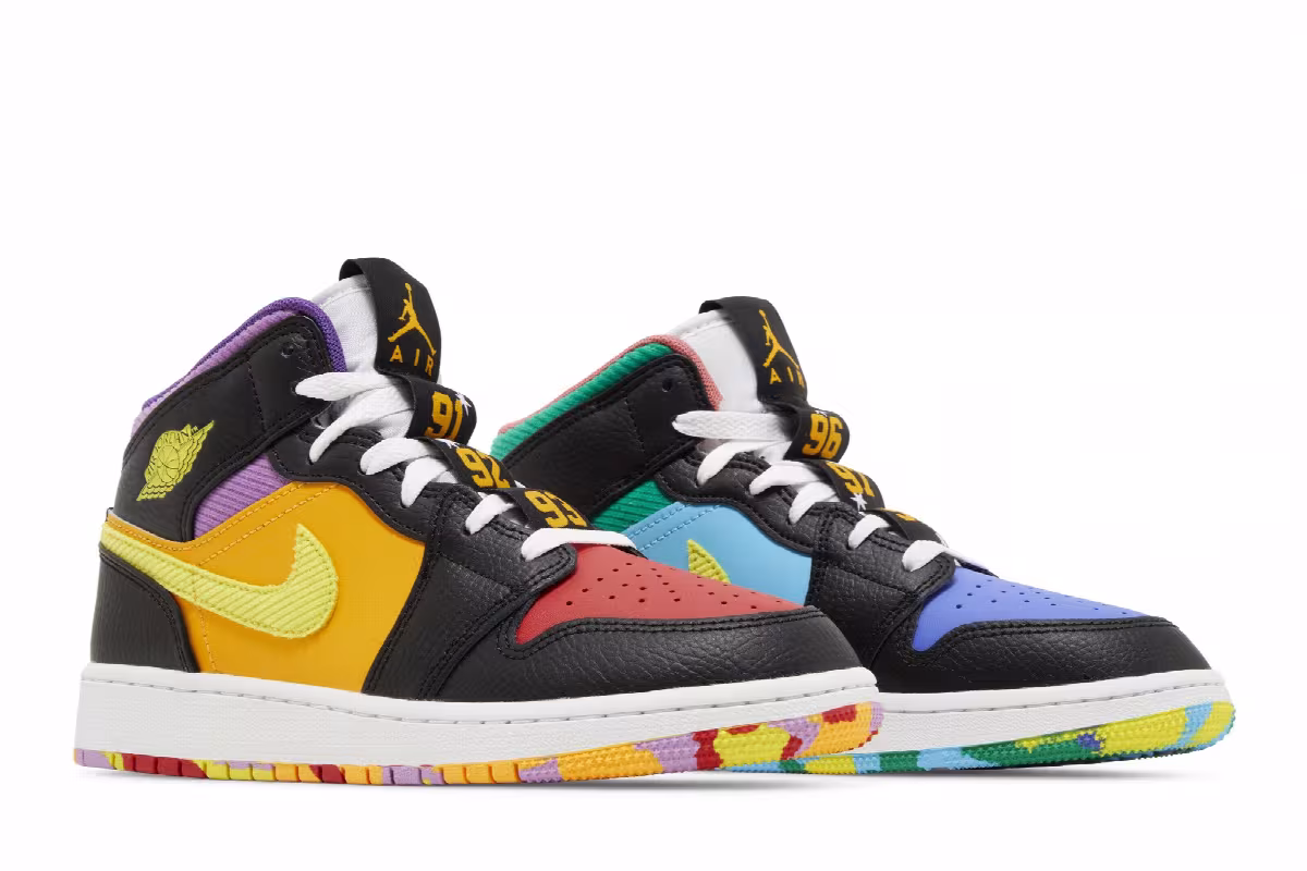 Air Jordan 1 Mid SS GS Championships, view 9