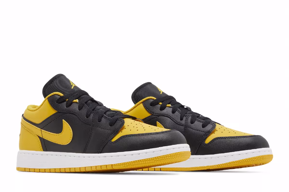Air Jordan 1 Low GS Yellow Ochre, view 9