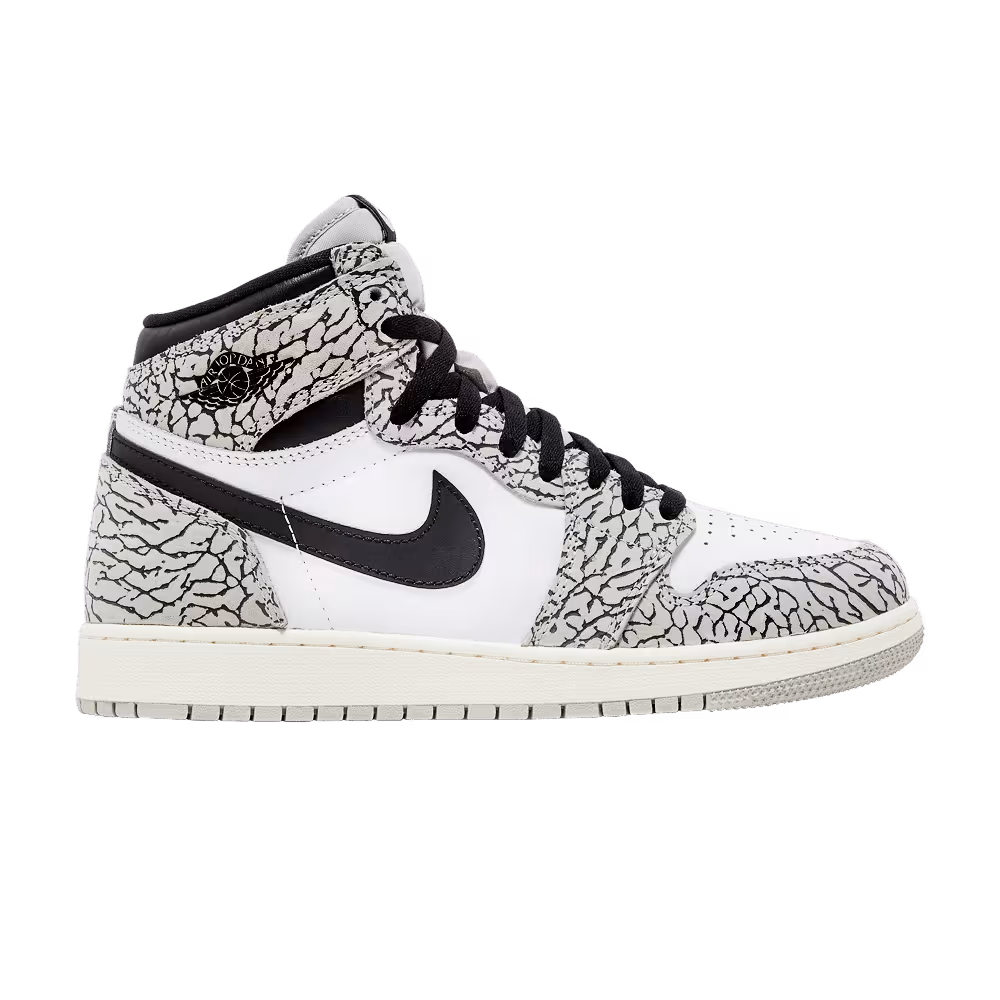 Air Jordan 1 High OG GS White Cement