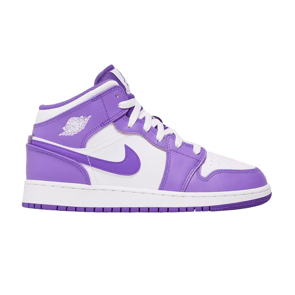 Air Jordan 1 Mid GS Purple Venom