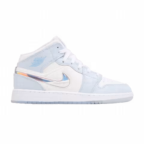 Air Jordan 1 Mid SE GS 'Glitter Swoosh'