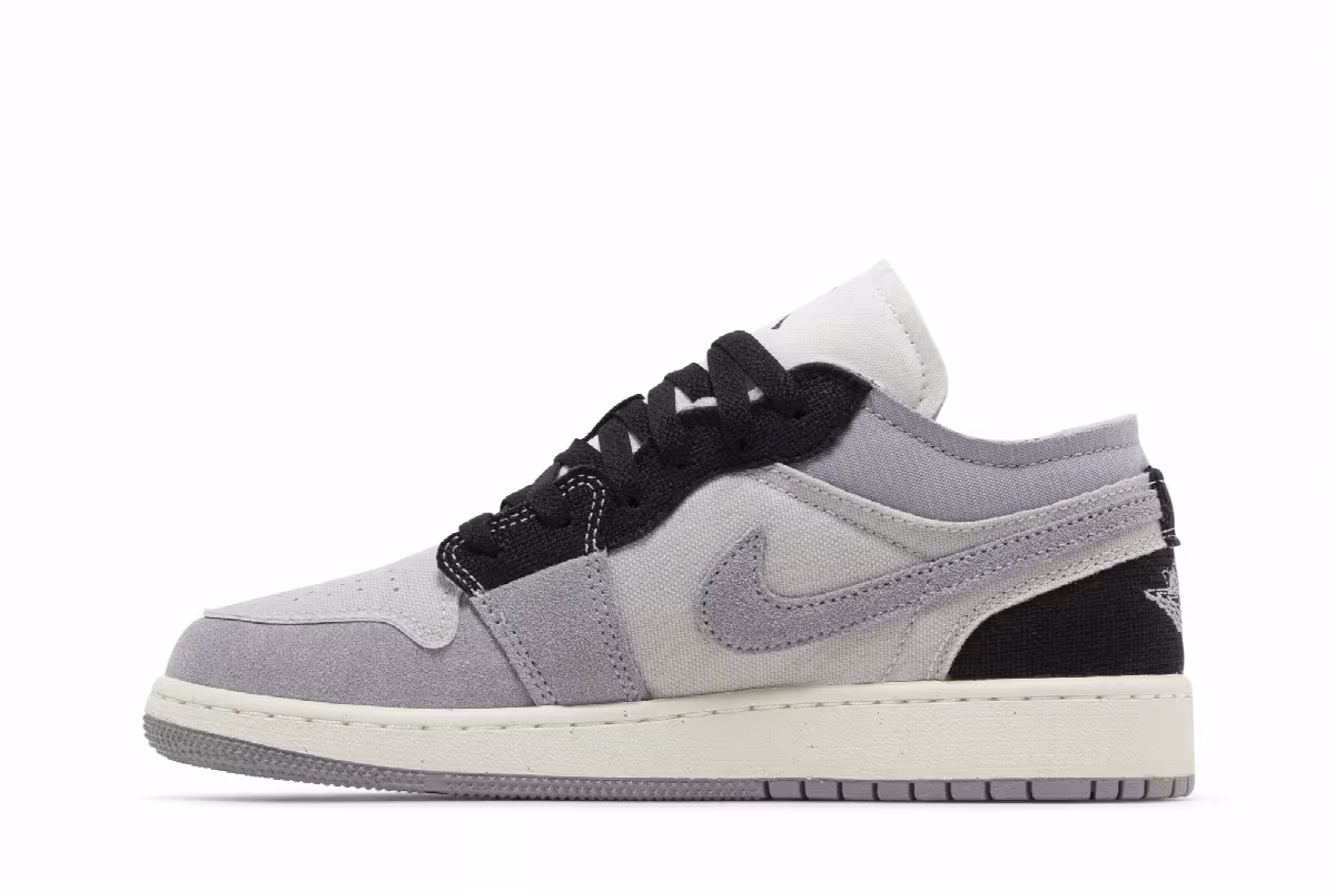Air Jordan 1 Low SE Craft GS Inside Out - Cement Grey, view 4
