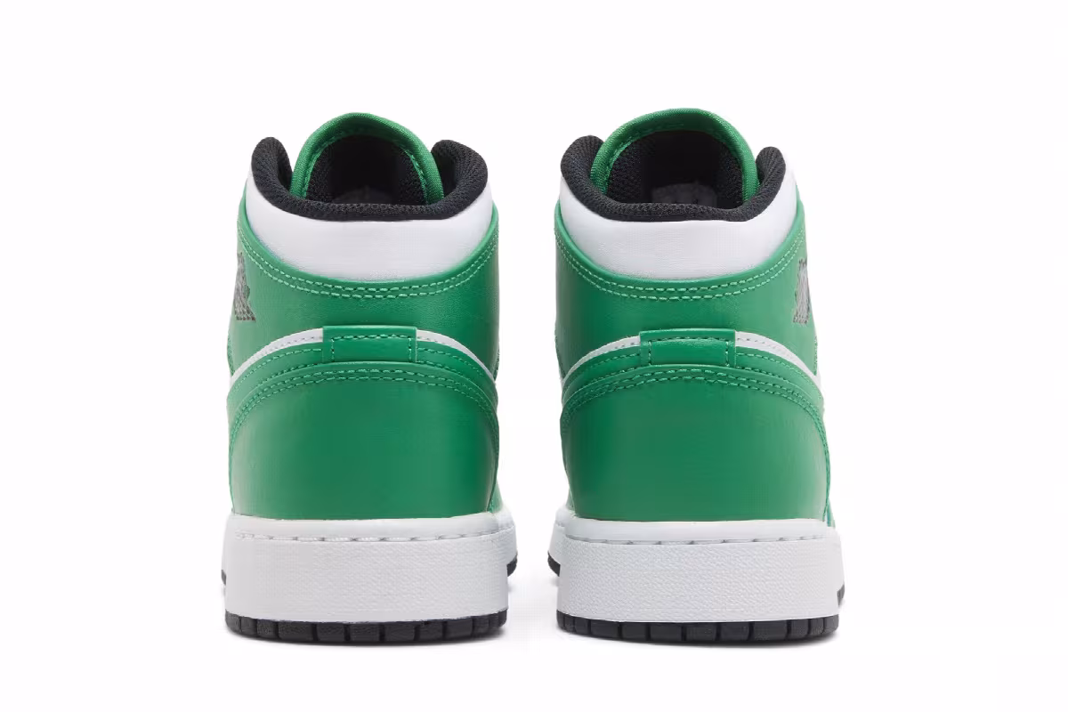 Air Jordan 1 Mid GS Lucky Green, view 7