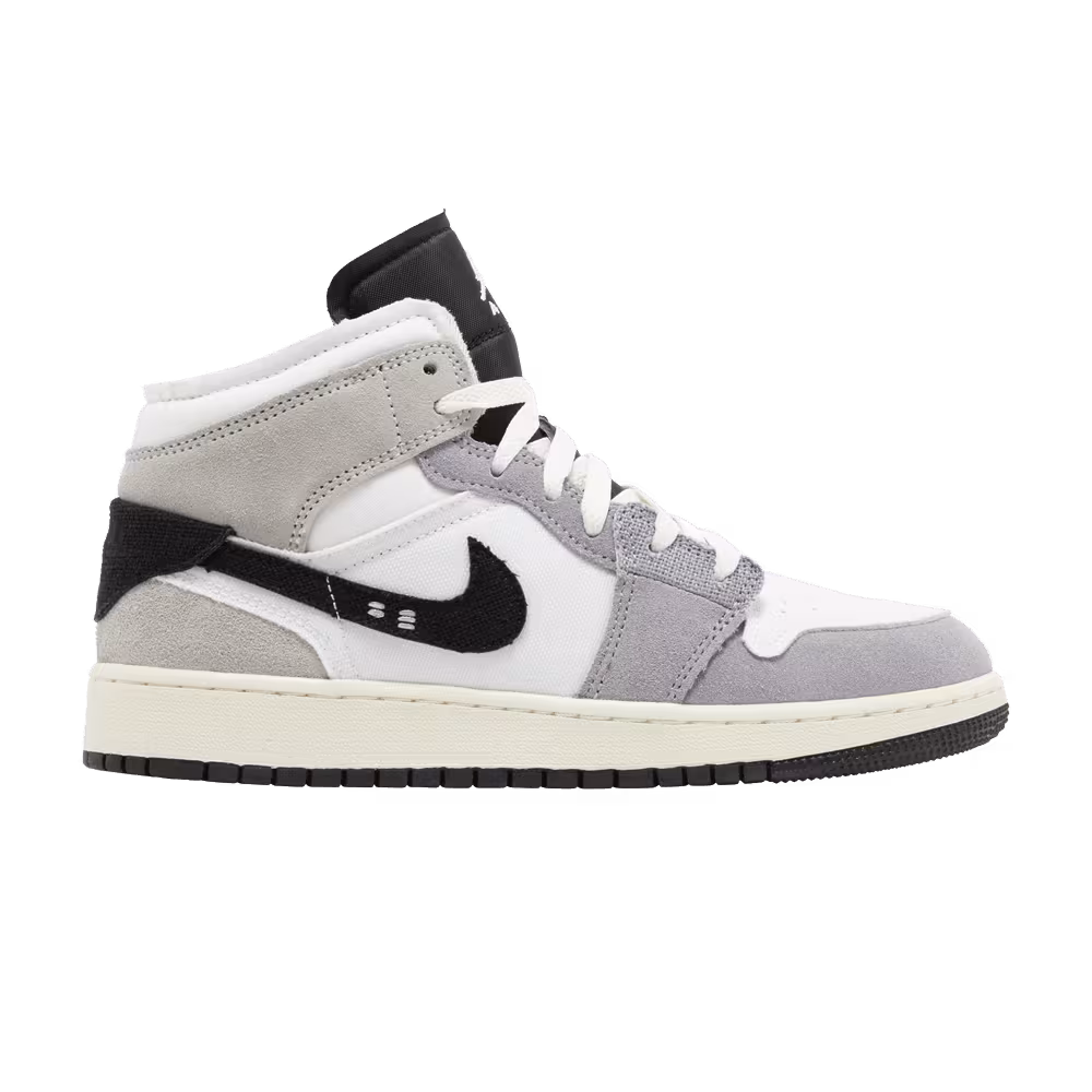 Air Jordan 1 Mid SE Craft GS Inside Out - Cement Grey