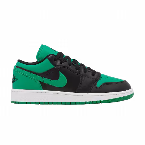 Air Jordan 1 Low GS 'Black Lucky Green'