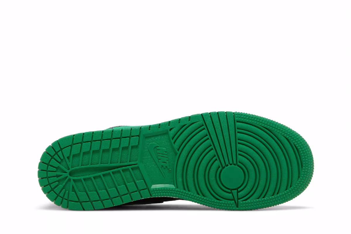 Air Jordan 1 Low GS Black Lucky Green, view 5
