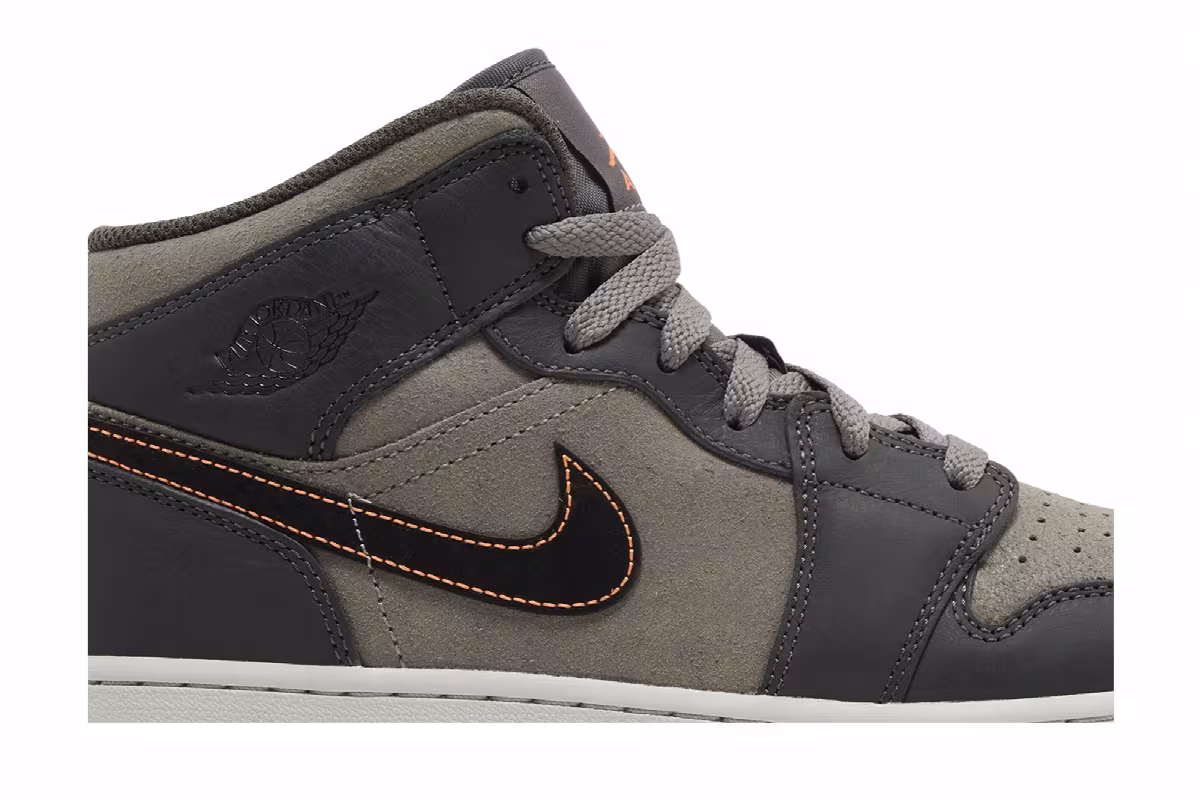 Air Jordan 1 Mid SE GS Night Stadium, view 3