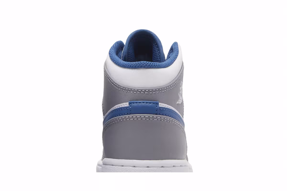 Air Jordan 1 Mid GS Cement True Blue, view 8