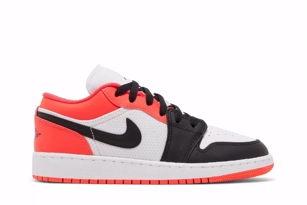 Air Jordan 1 Low SE GS Mismatched Infrared, view 2