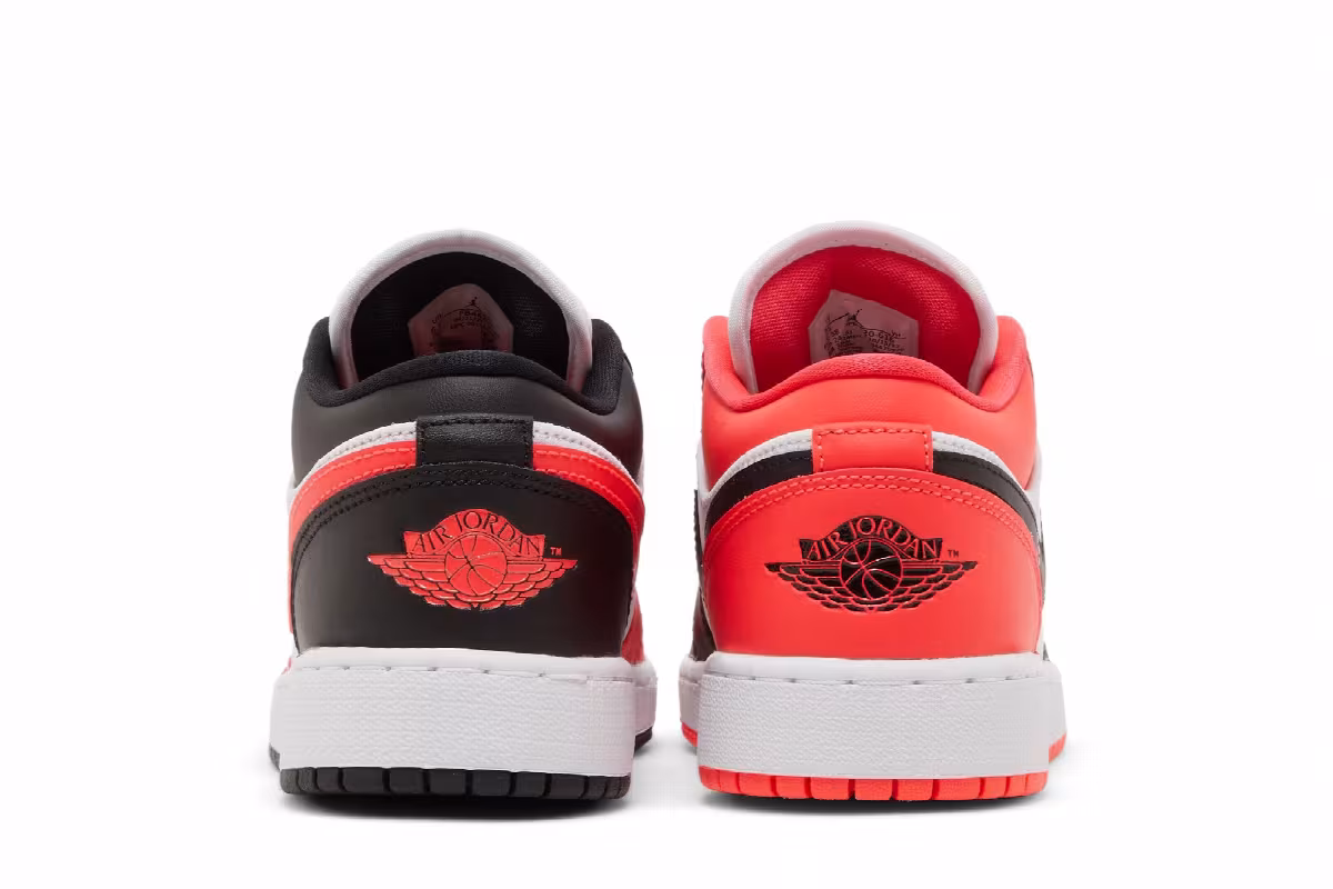 Air Jordan 1 Low SE GS Mismatched Infrared, view 7