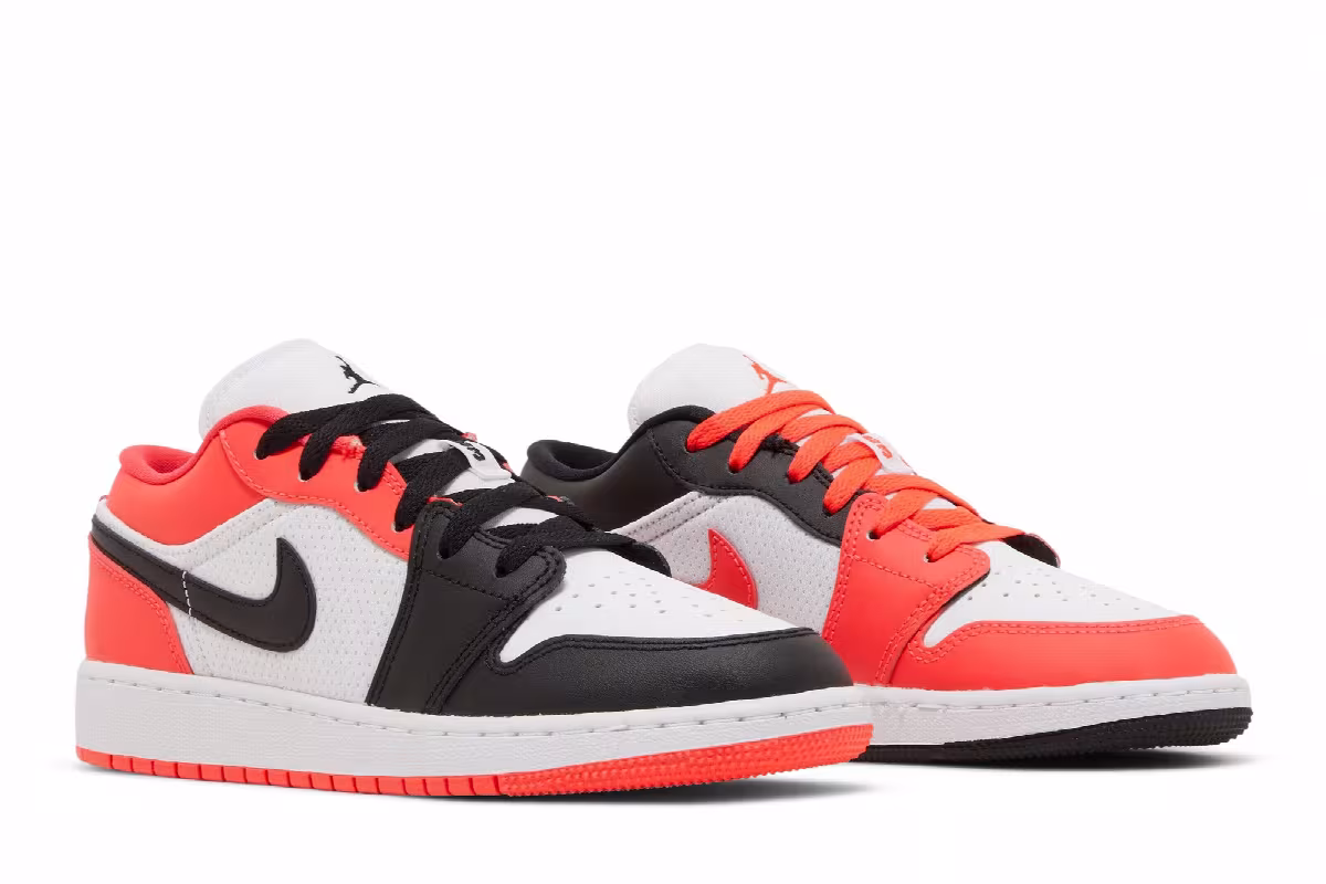 Air Jordan 1 Low SE GS Mismatched Infrared, view 9