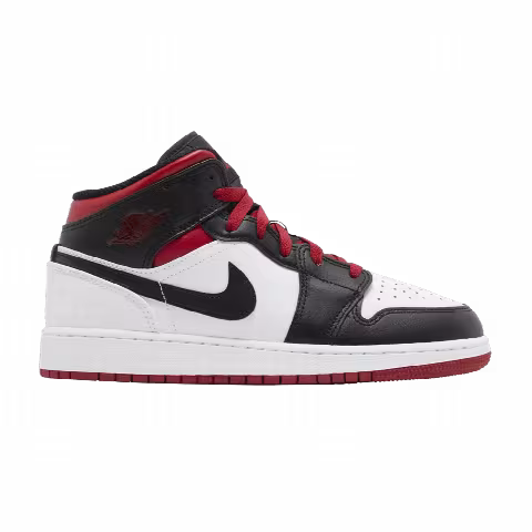 Air Jordan 1 Mid GS 'Gym Red Black Toe'