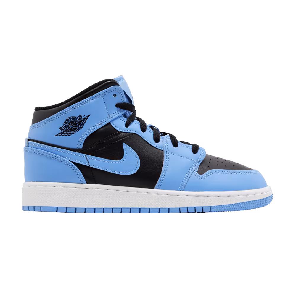 Air Jordan 1 Mid GS University Blue Black