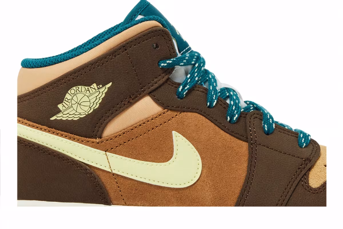 Air Jordan 1 Mid SE GS Cacao Wow, view 3