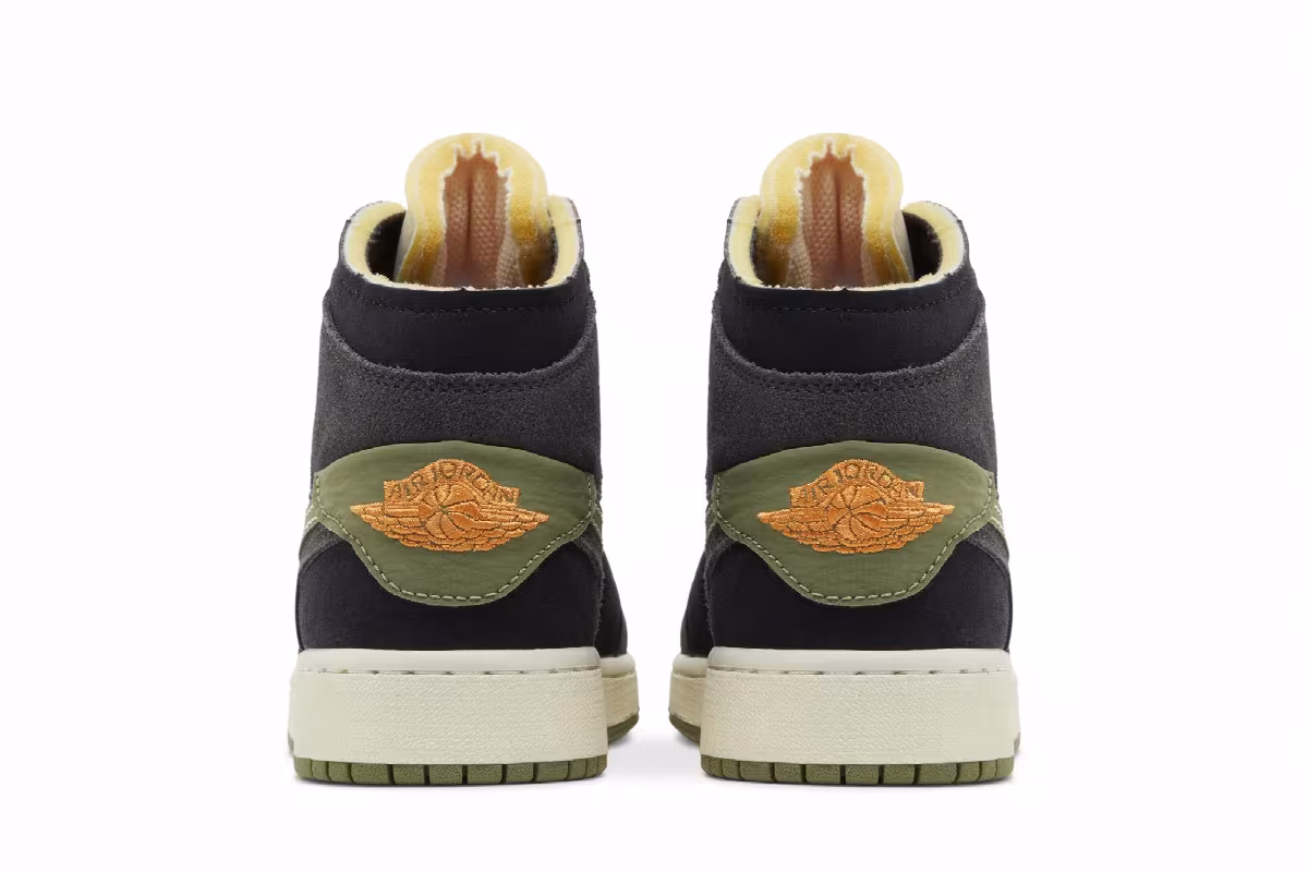 Air Jordan 1 Mid SE Craft GS Anthracite Light Olive, view 7