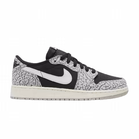 Air Jordan 1 Retro Low OG GS 'Black Cement'