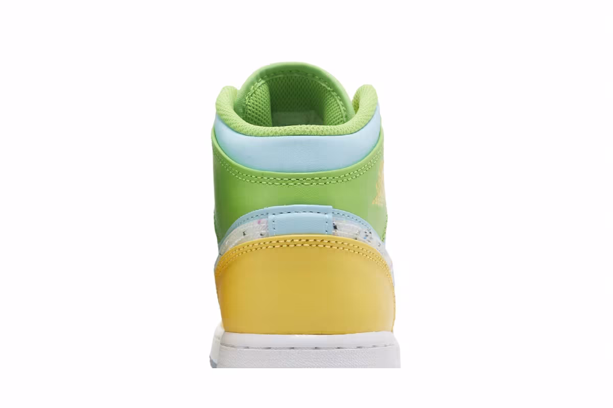 Air Jordan 1 Mid SE GS Recycled Grind, view 8