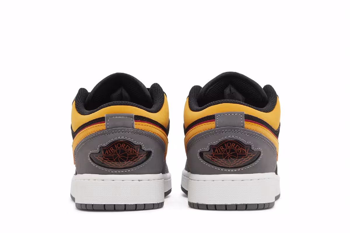 Air Jordan 1 Low SE GS Vivid Orange, view 7