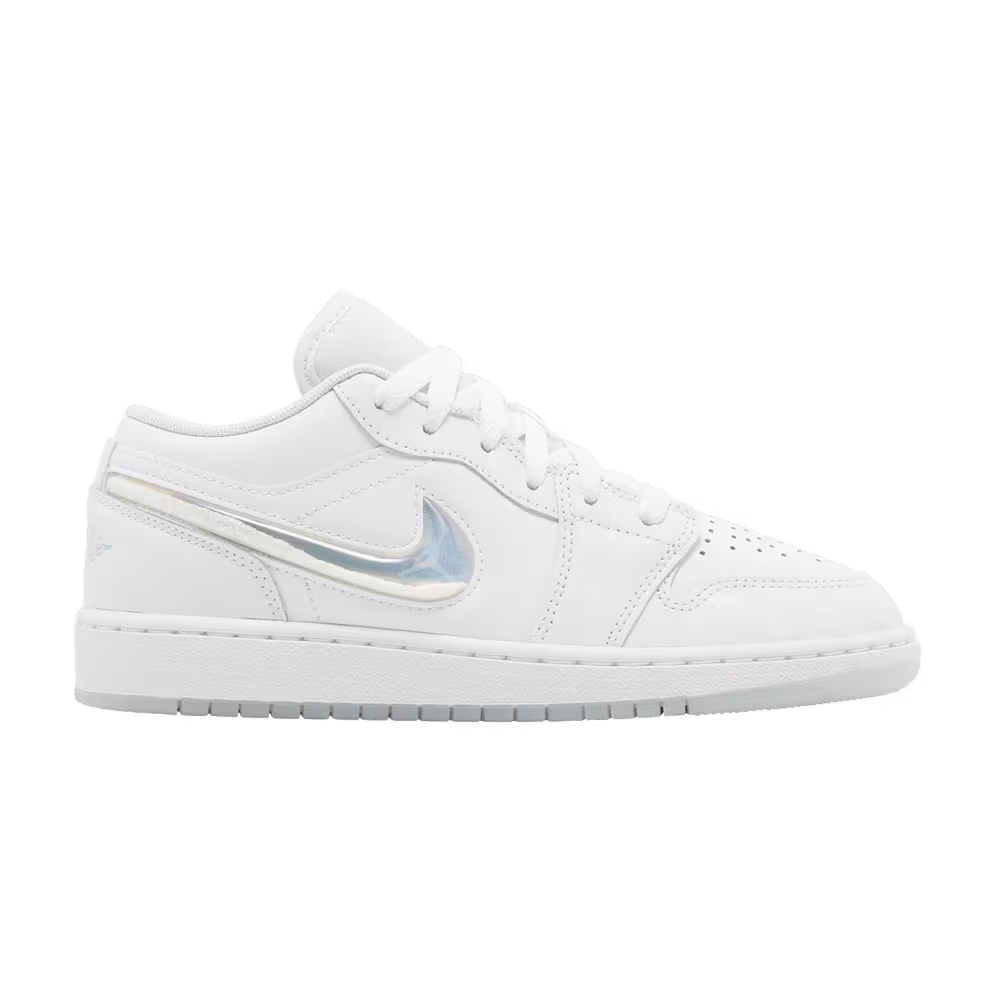 Air Jordan 1 Low SE GS Glitter Swoosh