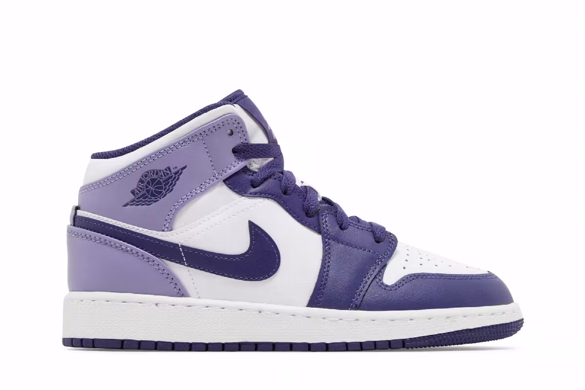 Air Jordan 1 Mid GS Sky J Purple, view 2