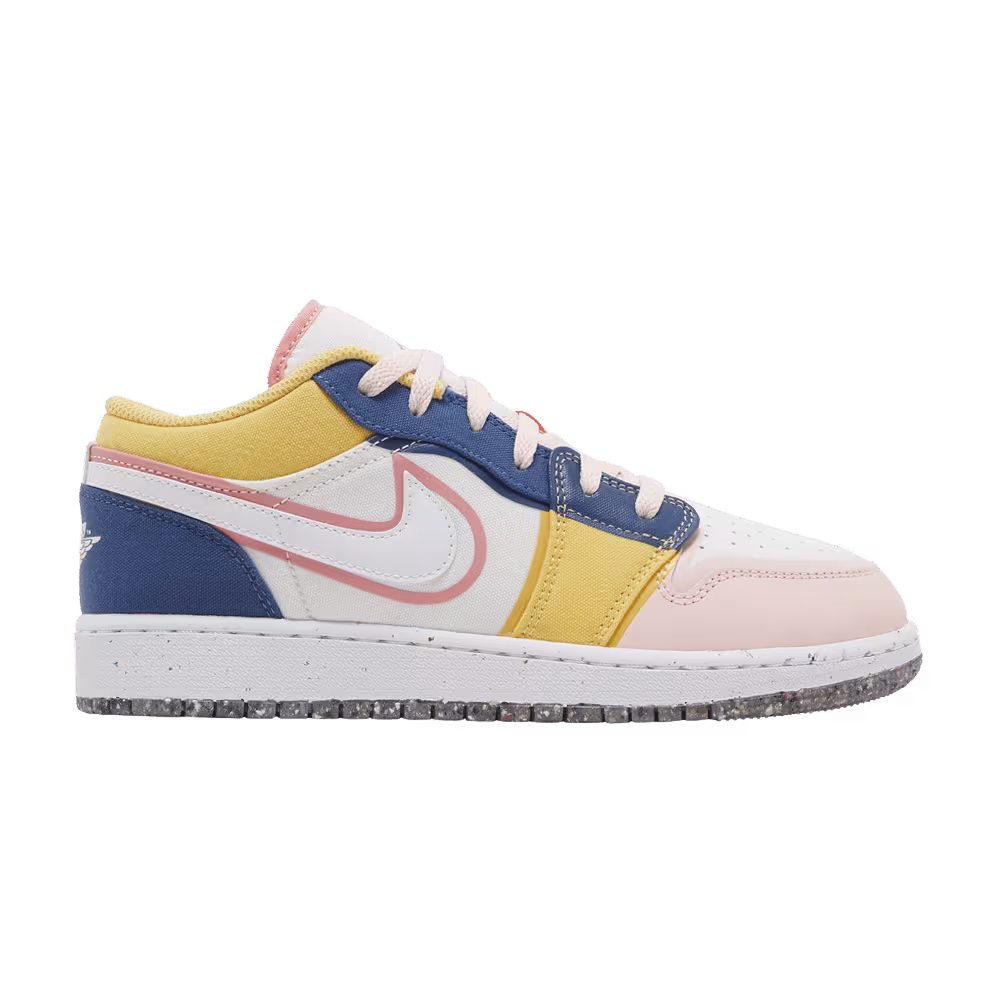 Air Jordan 1 Low SE GS Multi-Color Canvas