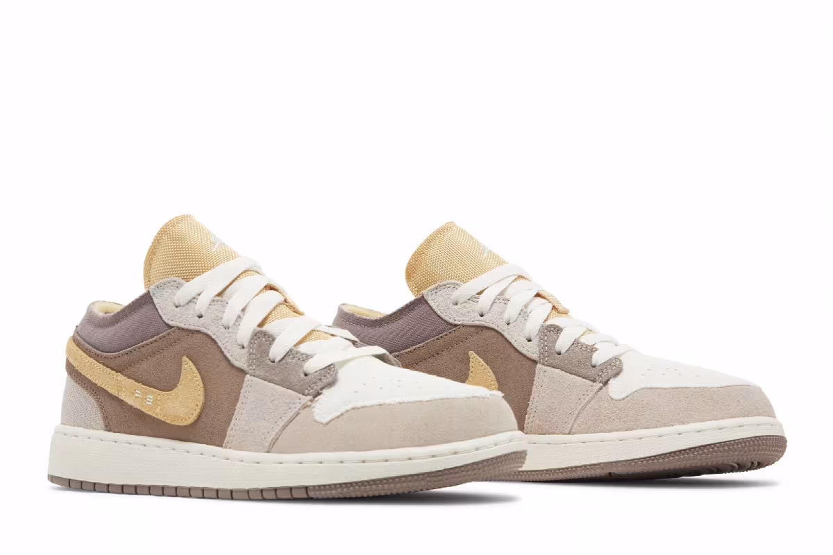 Air Jordan 1 Low SE Craft GS Inside Out - Taupe Haze, view 9