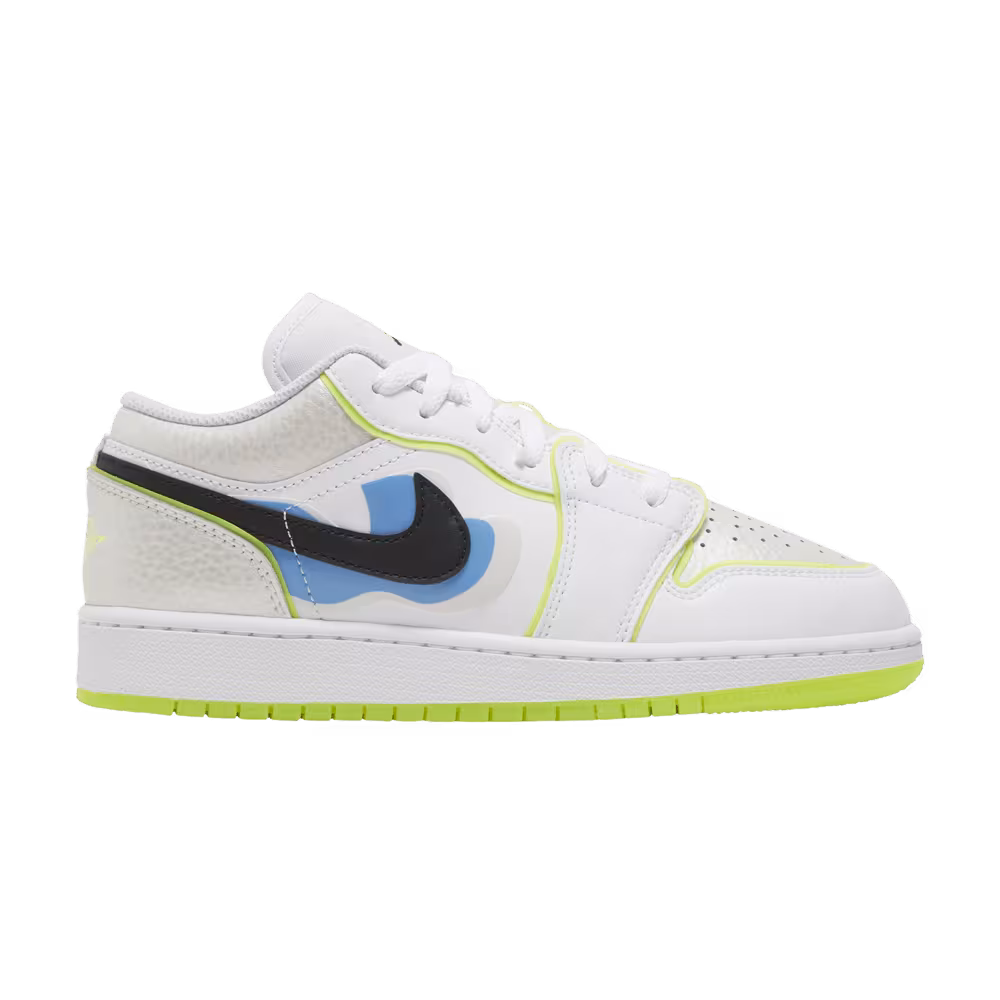 Air Jordan 1 Low SE GS Warped Swoosh